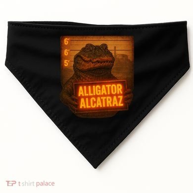 Alligator Alcatraz Limited USA-Made Doggie Bandana