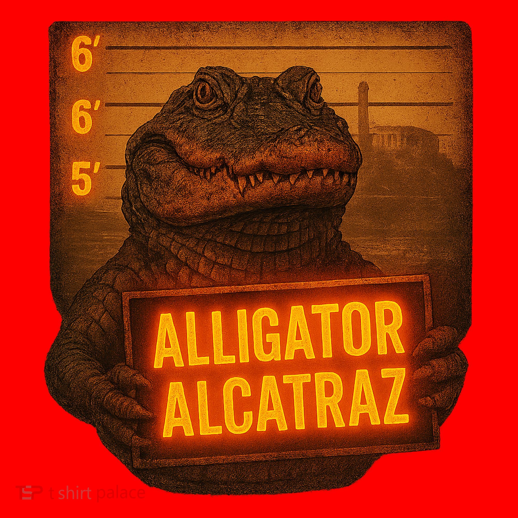 Alligator Alcatraz Limited Santa Hat