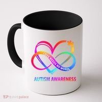Autism Awareness Love Needs No Words Awareness Month Gift Coffee Mug thumb 0