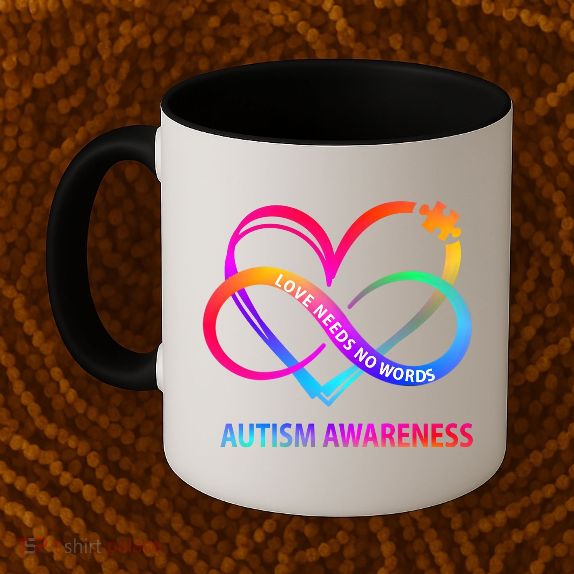 Autism Awareness Love Needs No Words Awareness Month Gift Coffee Mug