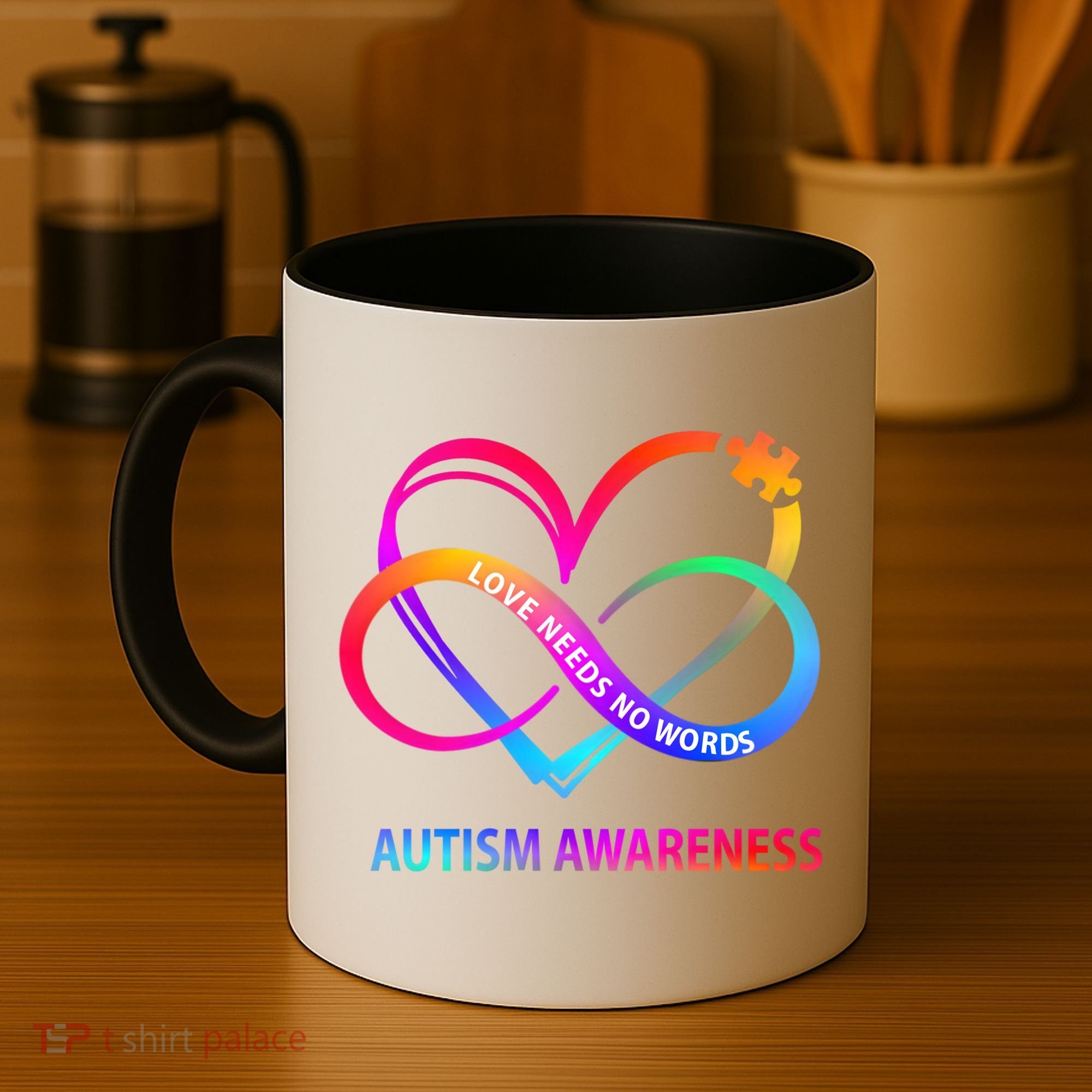 Autism Awareness Love Needs No Words Awareness Month Gift Coffee Mug