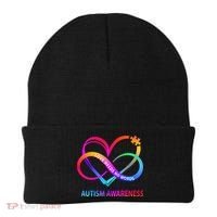 Autism Awareness Love Needs No Words Awareness Month Gift Beanie thumb 0