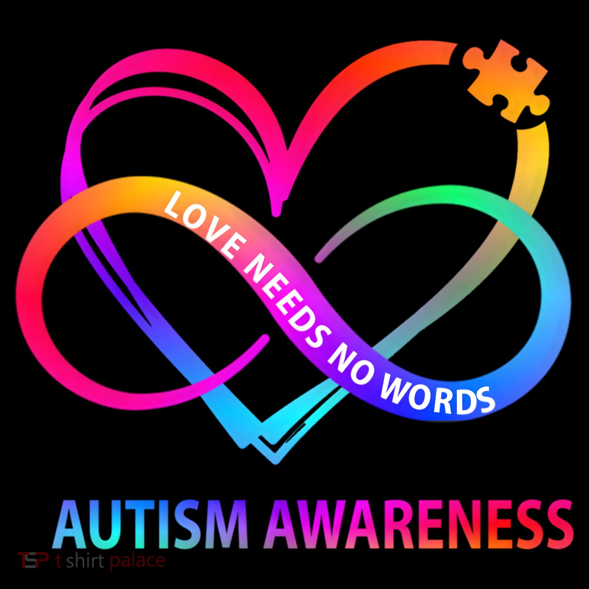Autism Awareness Love Needs No Words Awareness Month Gift Women's Hoodie
