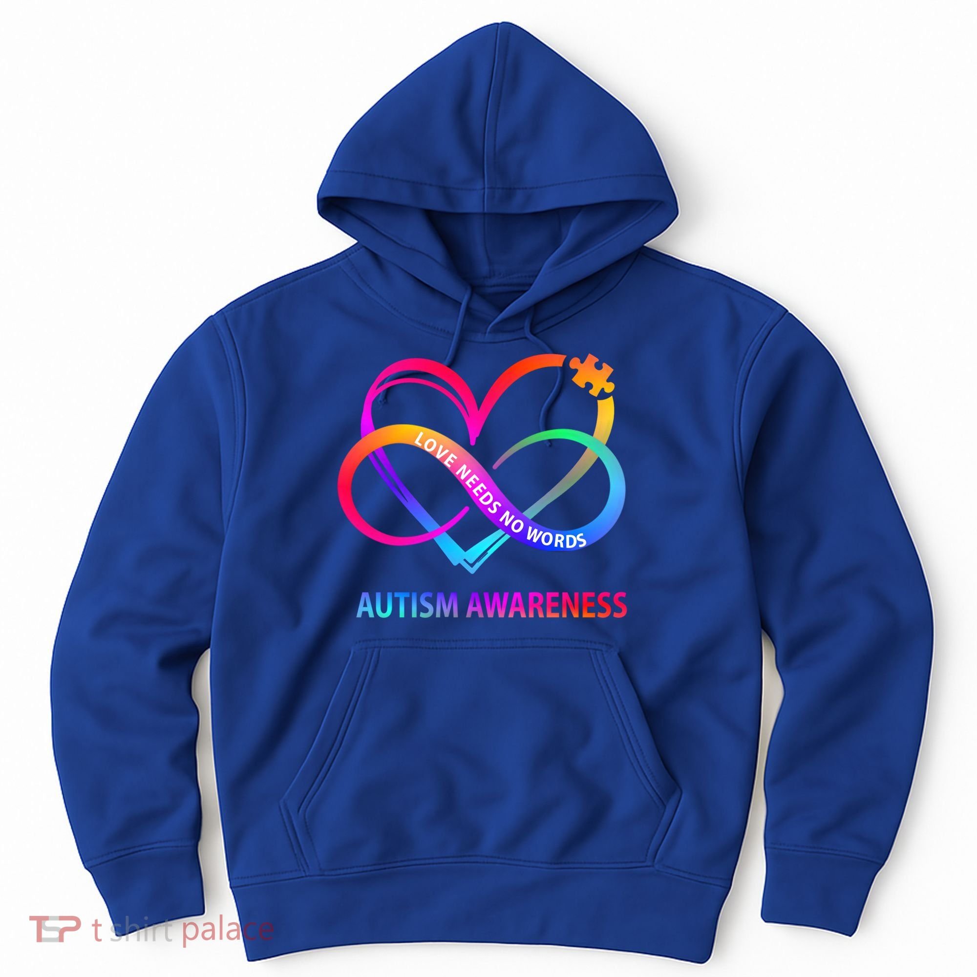 Autism Awareness Love Needs No Words Awareness Month Gift Hoodie