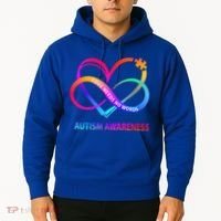 Autism Awareness Love Needs No Words Awareness Month Gift Hoodie thumb 2