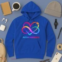 Autism Awareness Love Needs No Words Awareness Month Gift Hoodie thumb 3
