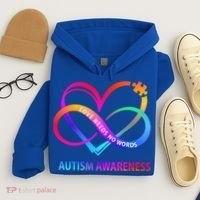Autism Awareness Love Needs No Words Awareness Month Gift Hoodie thumb 4