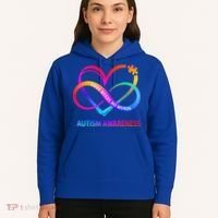 Autism Awareness Love Needs No Words Awareness Month Gift Hoodie thumb 5
