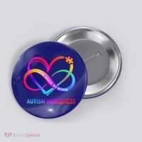 Autism Awareness Love Needs No Words Awareness Month Gift Button thumb 0