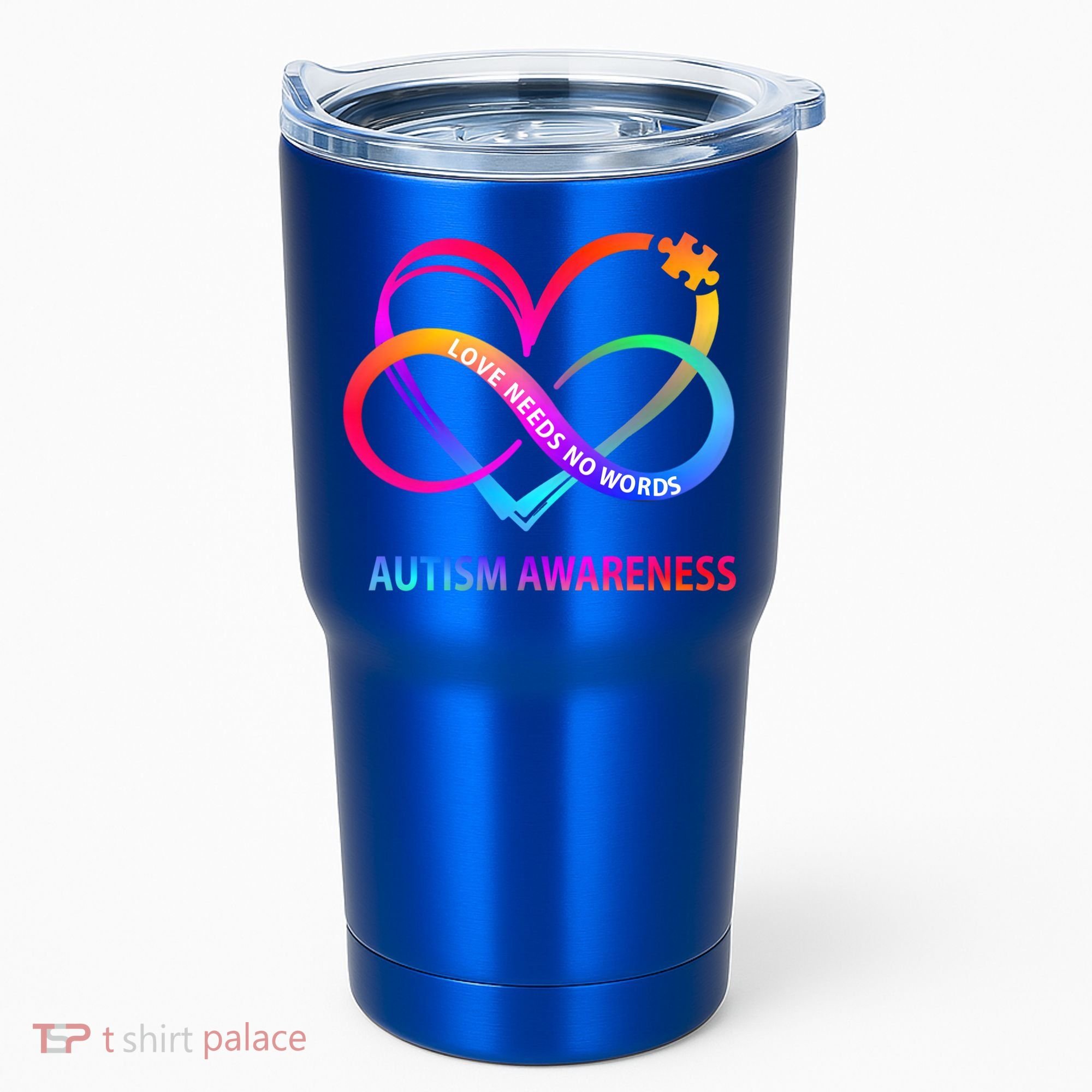 Autism Awareness Love Needs No Words Awareness Month Gift Tumbler