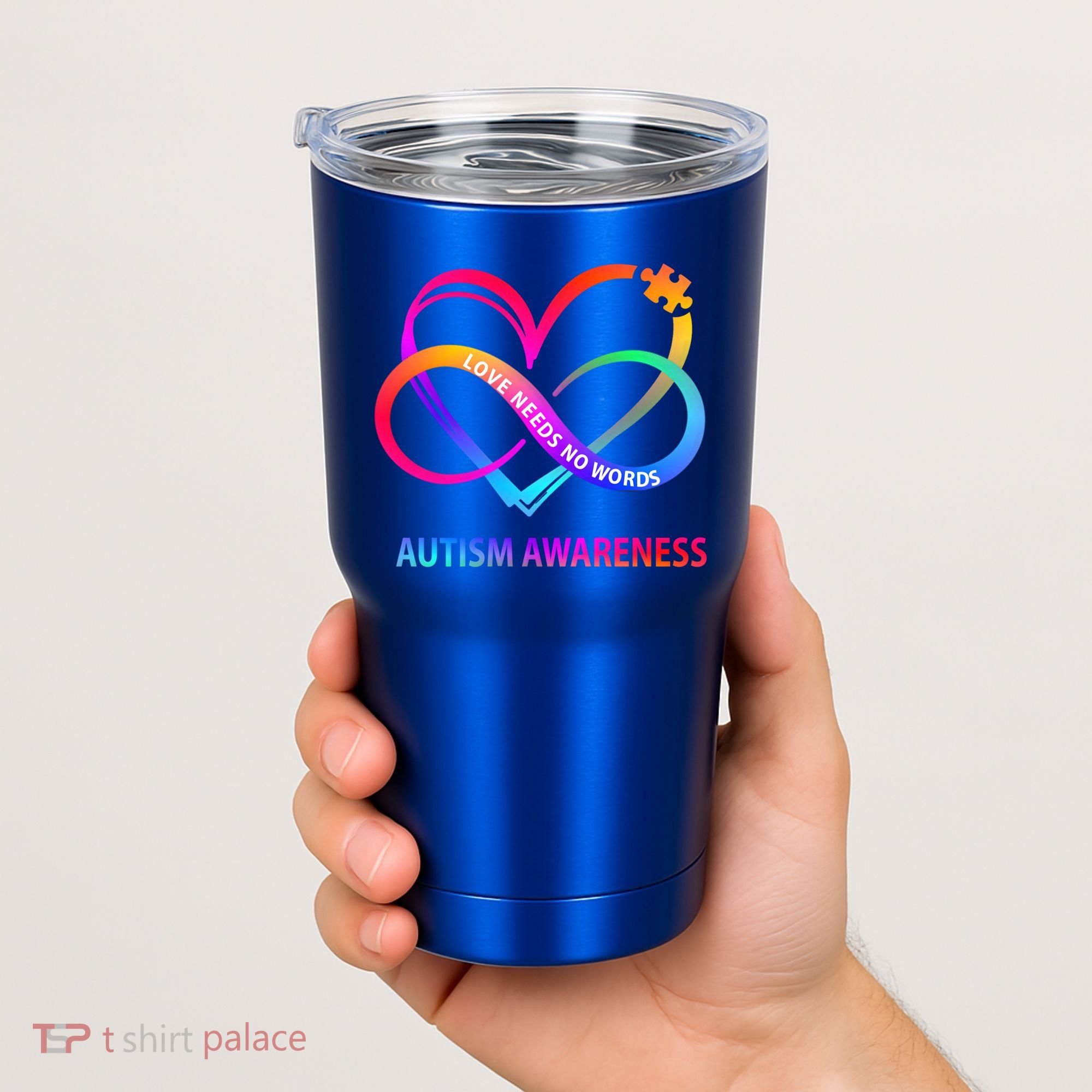 Autism Awareness Love Needs No Words Awareness Month Gift Tumbler