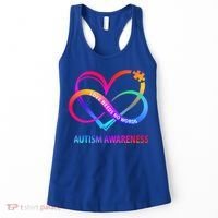 Autism Awareness Love Needs No Words Awareness Month Gift Women's Tank Top thumb 0