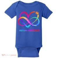 Autism Awareness Love Needs No Words Awareness Month Gift Baby Bodysuit thumb 0