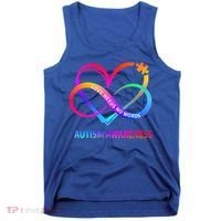 Autism Awareness Love Needs No Words Awareness Month Gift Tank Top thumb 0