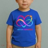 Autism Awareness Love Needs No Words Awareness Month Gift Toddler T-Shirt thumb 2