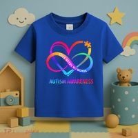 Autism Awareness Love Needs No Words Awareness Month Gift Toddler T-Shirt thumb 3