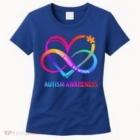 Autism Awareness Love Needs No Words Awareness Month Gift Women's T-Shirt thumb 0