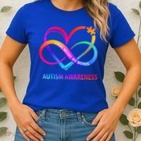 Autism Awareness Love Needs No Words Awareness Month Gift Women's T-Shirt thumb 2