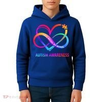 Autism Awareness Love Needs No Words Awareness Month Gift Kids Hoodie thumb 4