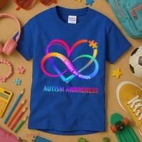 Autism Awareness Love Needs No Words Awareness Month Gift Kids T-Shirt thumb 3