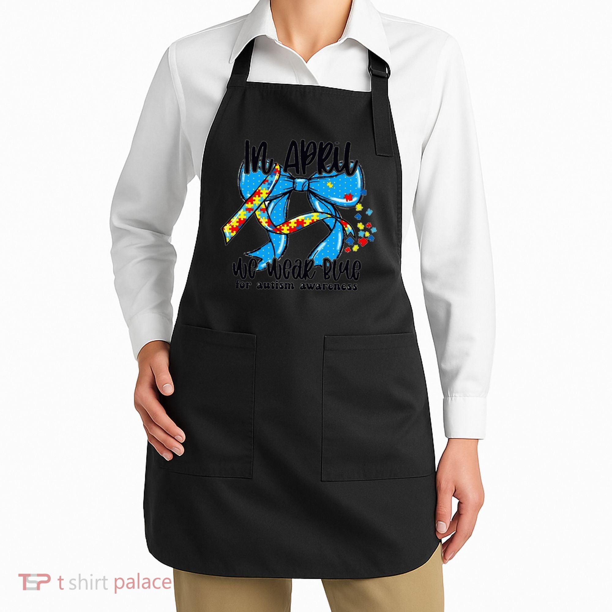 Autism Awareness Mom Elets Periodic Table Apron