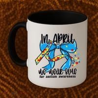 Autism Awareness Mom Elets Periodic Table Coffee Mug thumb 2
