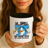 Autism Awareness Mom Elets Periodic Table Coffee Mug thumb 3