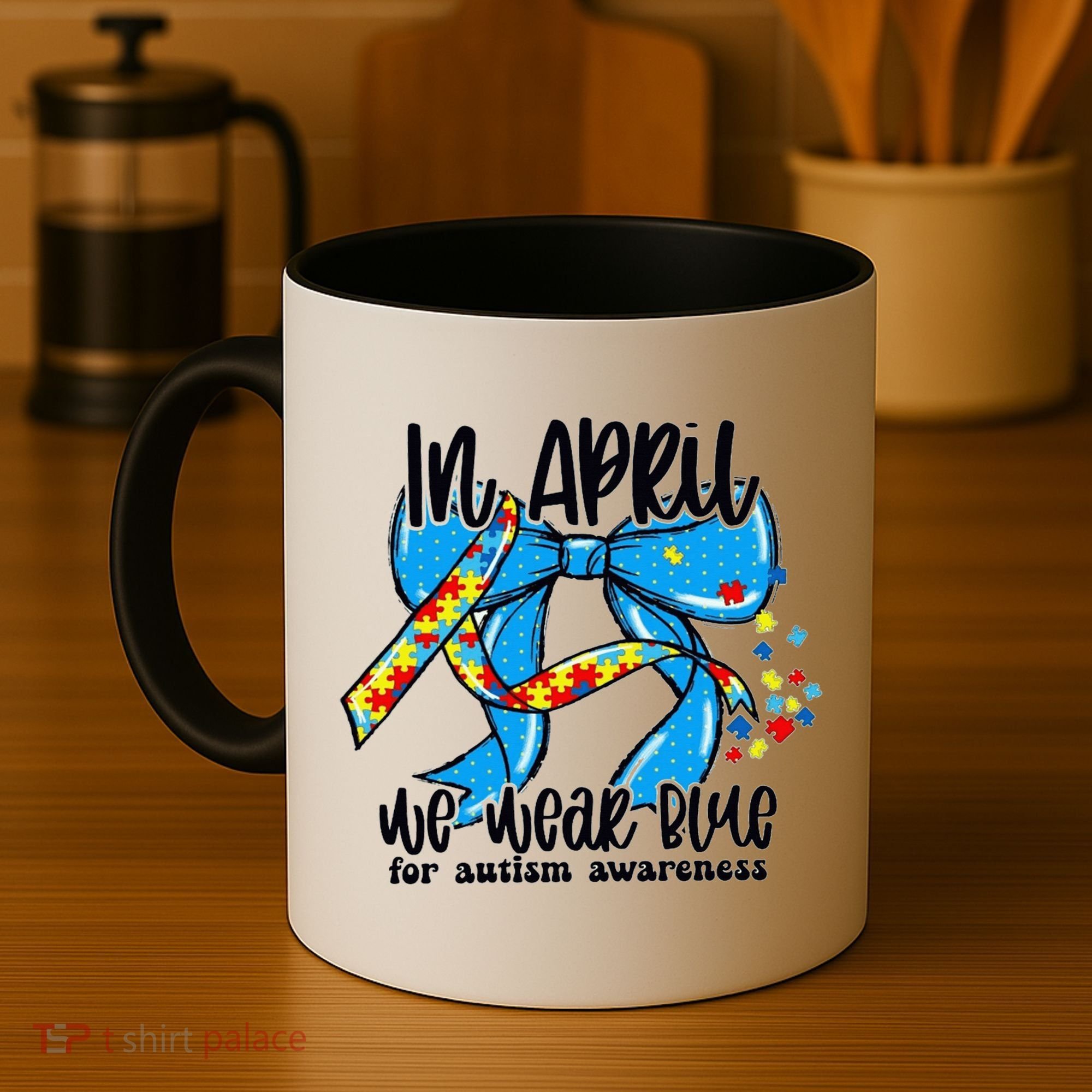 Autism Awareness Mom Elets Periodic Table Coffee Mug