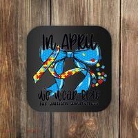 Autism Awareness Mom Elets Periodic Table Coaster thumb 0