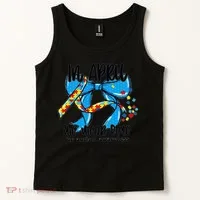 Autism Awareness Mom Elets Periodic Table Tank Top thumb 2