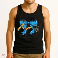 Autism Awareness Mom Elets Periodic Table Tank Top thumb 3