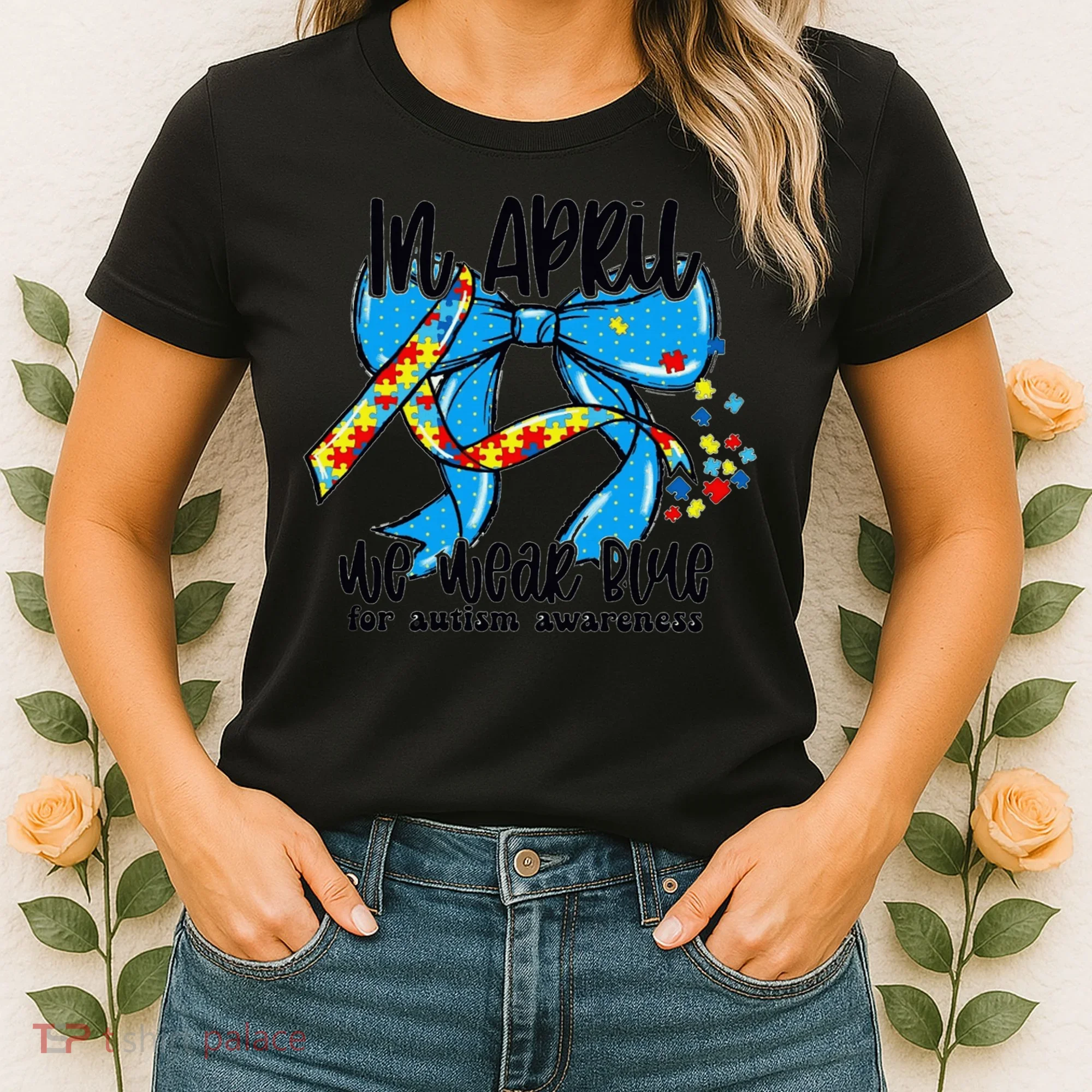 Autism Awareness Mom Elets Periodic Table Women's T-Shirt