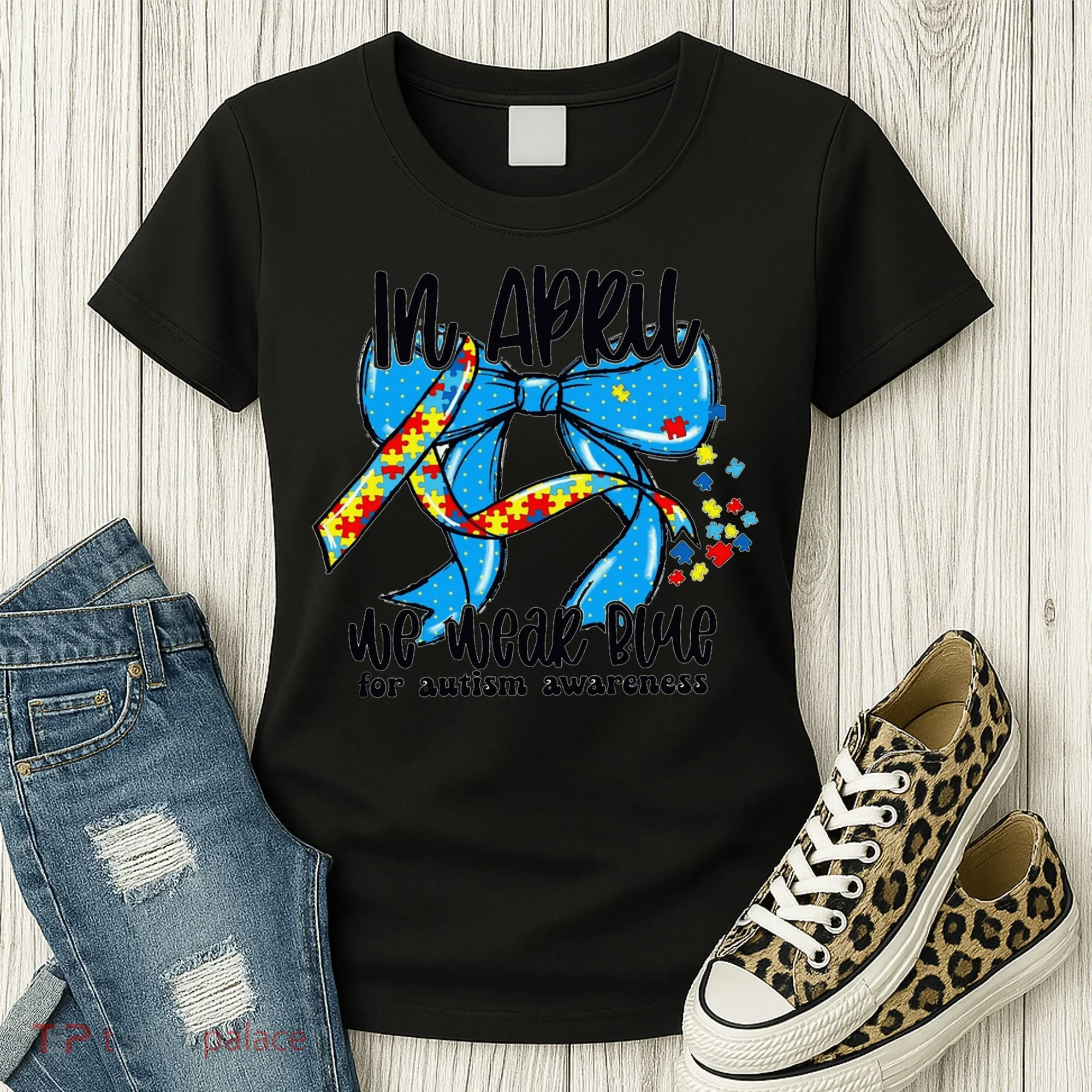 Autism Awareness Mom Elets Periodic Table Women's T-Shirt