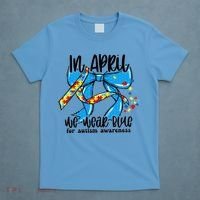 Autism Awareness Mom Elets Periodic Table T-Shirt thumb 4