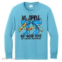 Autism Awareness Mom Elets Periodic Table Kids Long Sleeve Shirt thumb 0