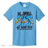 Autism Awareness Mom Elets Periodic Table Kids T-Shirt thumb 0