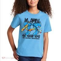 Autism Awareness Mom Elets Periodic Table Kids T-Shirt thumb 2