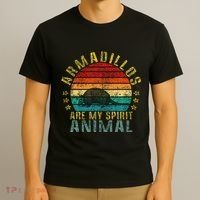 Armadillos Are My Spirit Animal Funny T-Shirt thumb 3