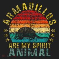Armadillos Are My Spirit Animal Funny Beanie thumb 2