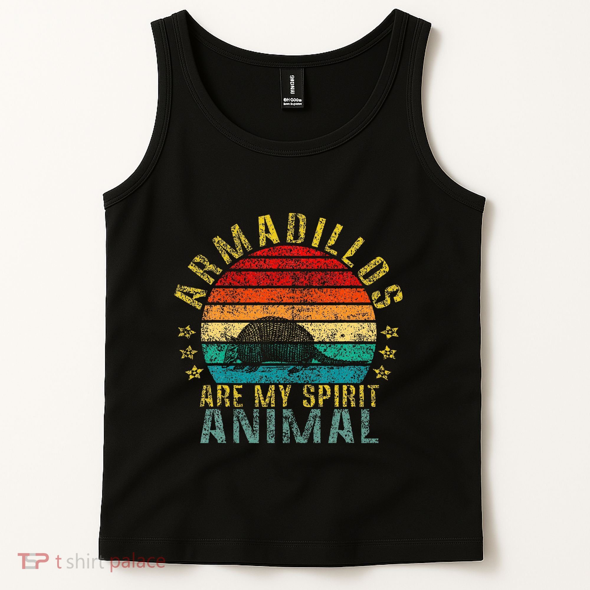Armadillos Are My Spirit Animal Funny Tank Top