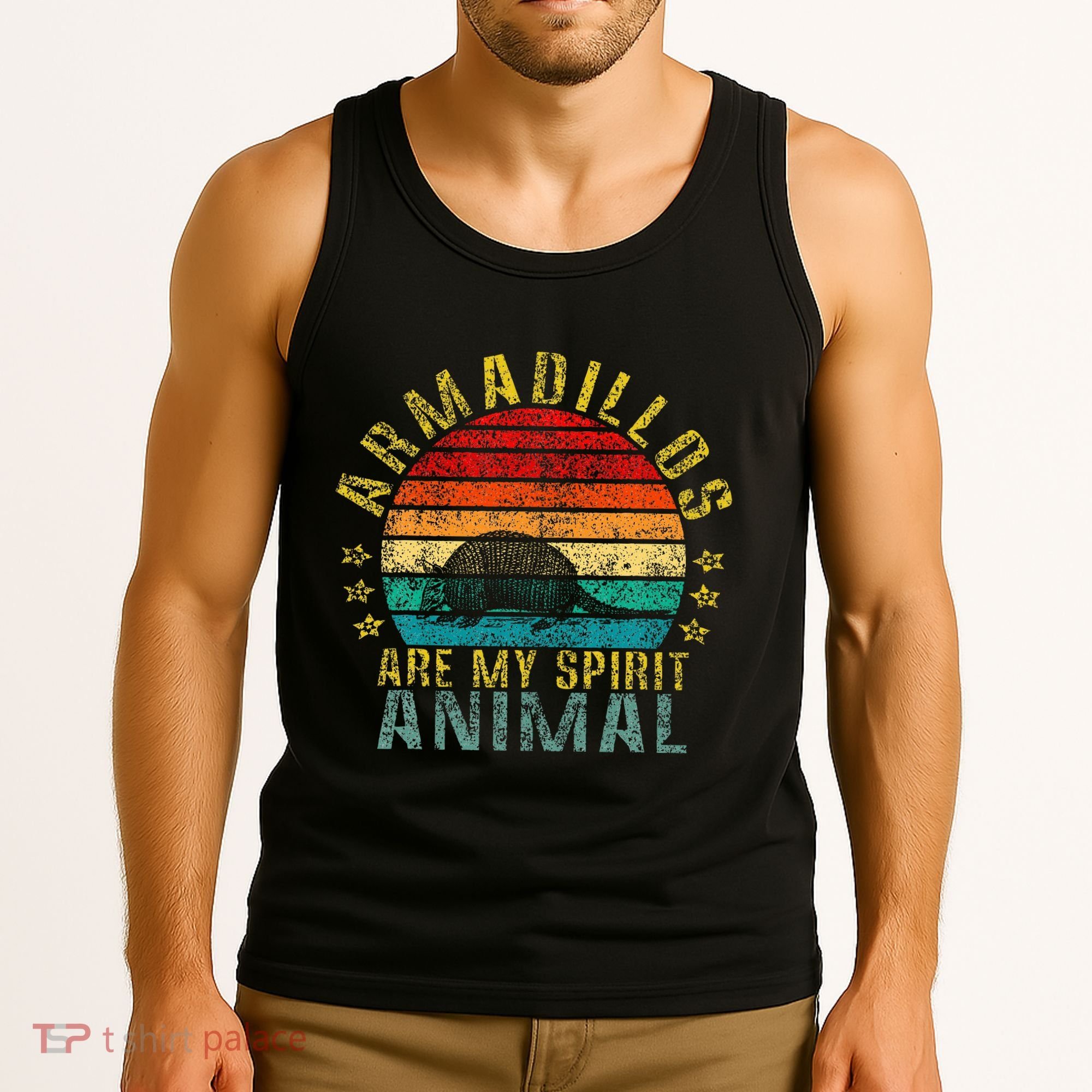 Armadillos Are My Spirit Animal Funny Tank Top