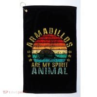 Armadillos Are My Spirit Animal Funny Golf Towel thumb 0