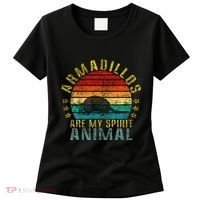 Armadillos Are My Spirit Animal Funny Women's T-Shirt thumb 0
