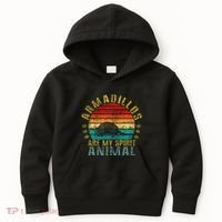 Armadillos Are My Spirit Animal Funny Kids Hoodie thumb 0