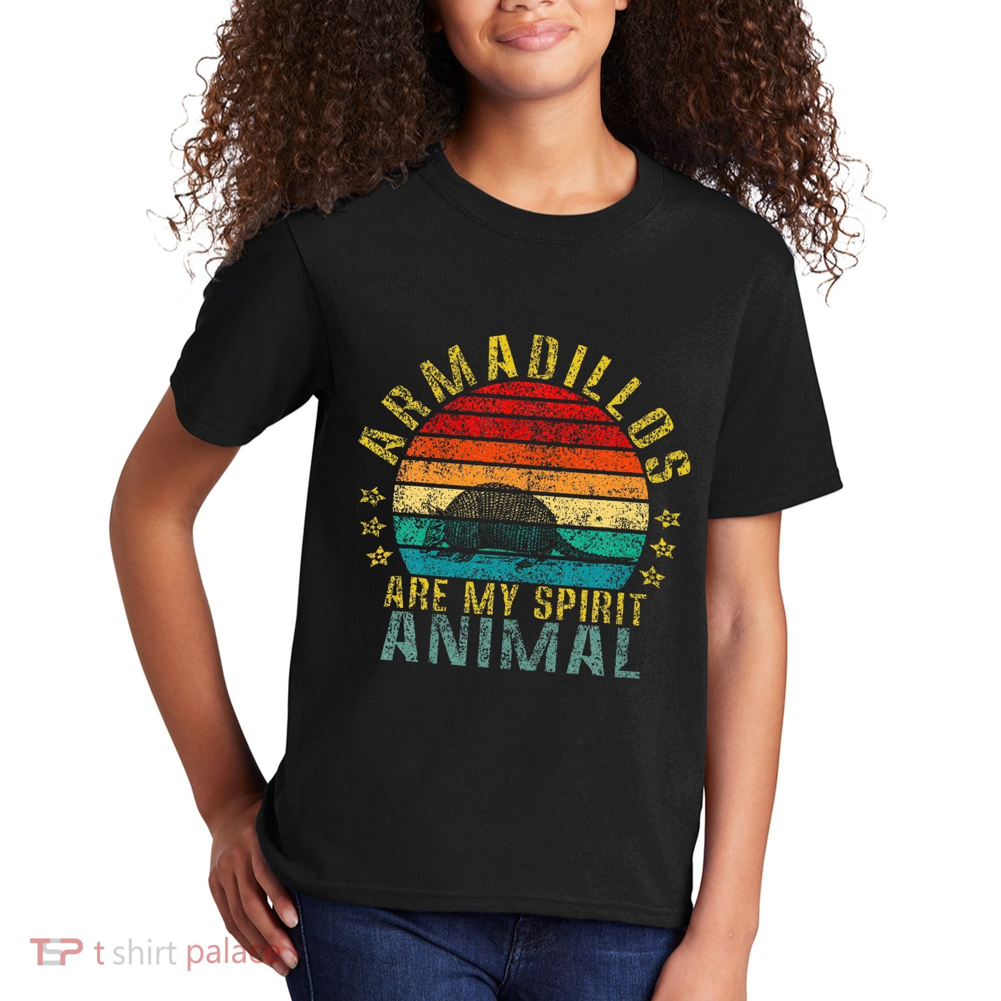 Armadillos Are My Spirit Animal Funny Kids T-Shirt
