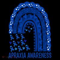 Apraxia Awareness Month Wear A Blue Ribbon In May Rainbow Gift Coffee Mug thumb 5