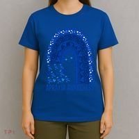 Apraxia Awareness Month Wear A Blue Ribbon In May Rainbow Gift T-Shirt thumb 4