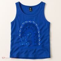 Apraxia Awareness Month Wear A Blue Ribbon In May Rainbow Gift Tank Top thumb 2