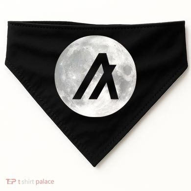 Algorand Algo Moon Crypto USA-Made Doggie Bandana