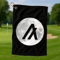 Algorand Algo Moon Crypto Golf Towel thumb 1